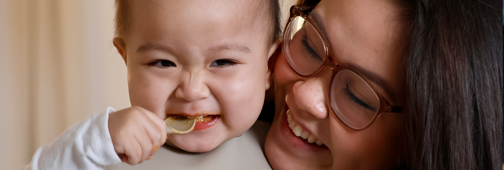 Baby and mother