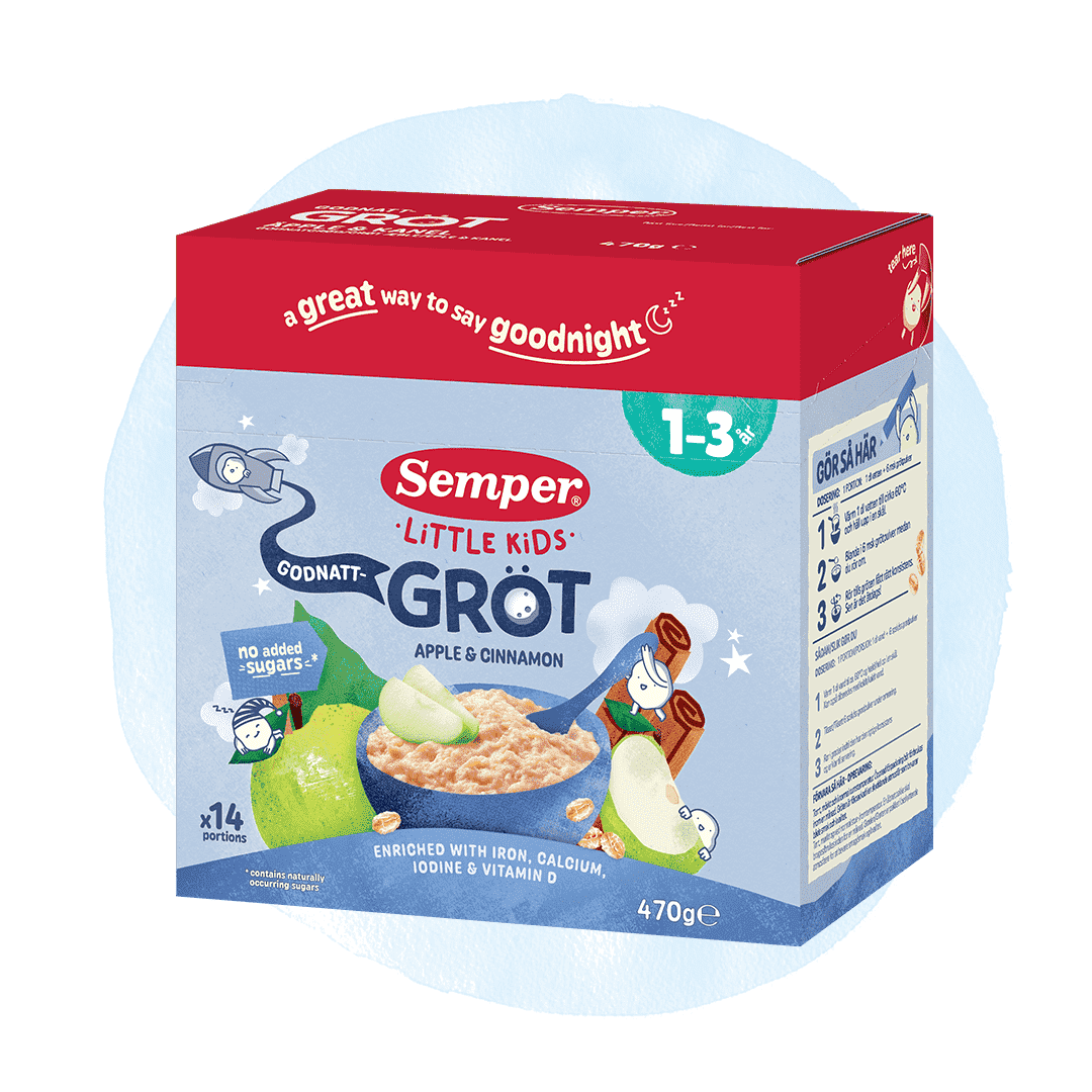 Godnatgrød apple & cinnamon 1-3 år