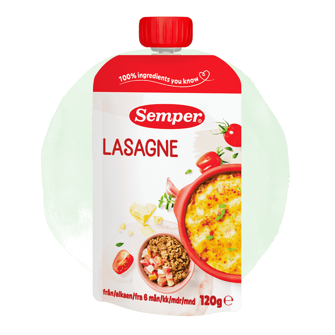 Udgår - lasagne i klemmepose