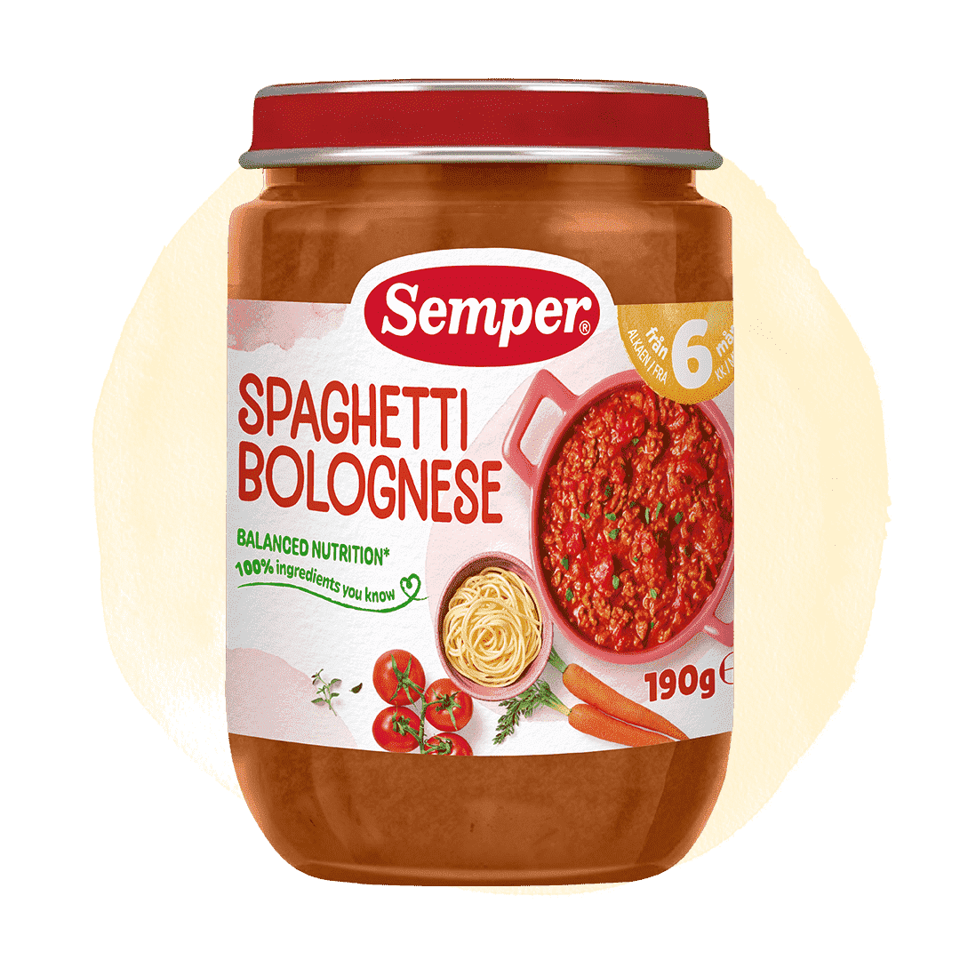 Spaghetti bolognese 6 m