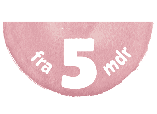 fra 5 mdr