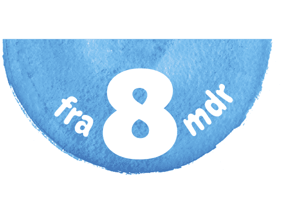 fra 8 mdr