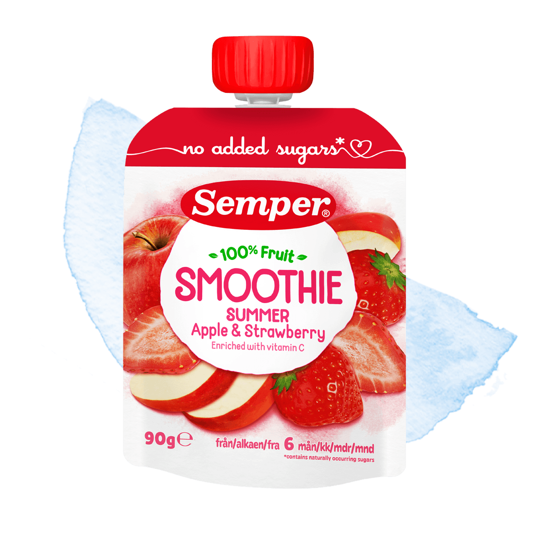 Smoothie Sommer Æble & Jordbær